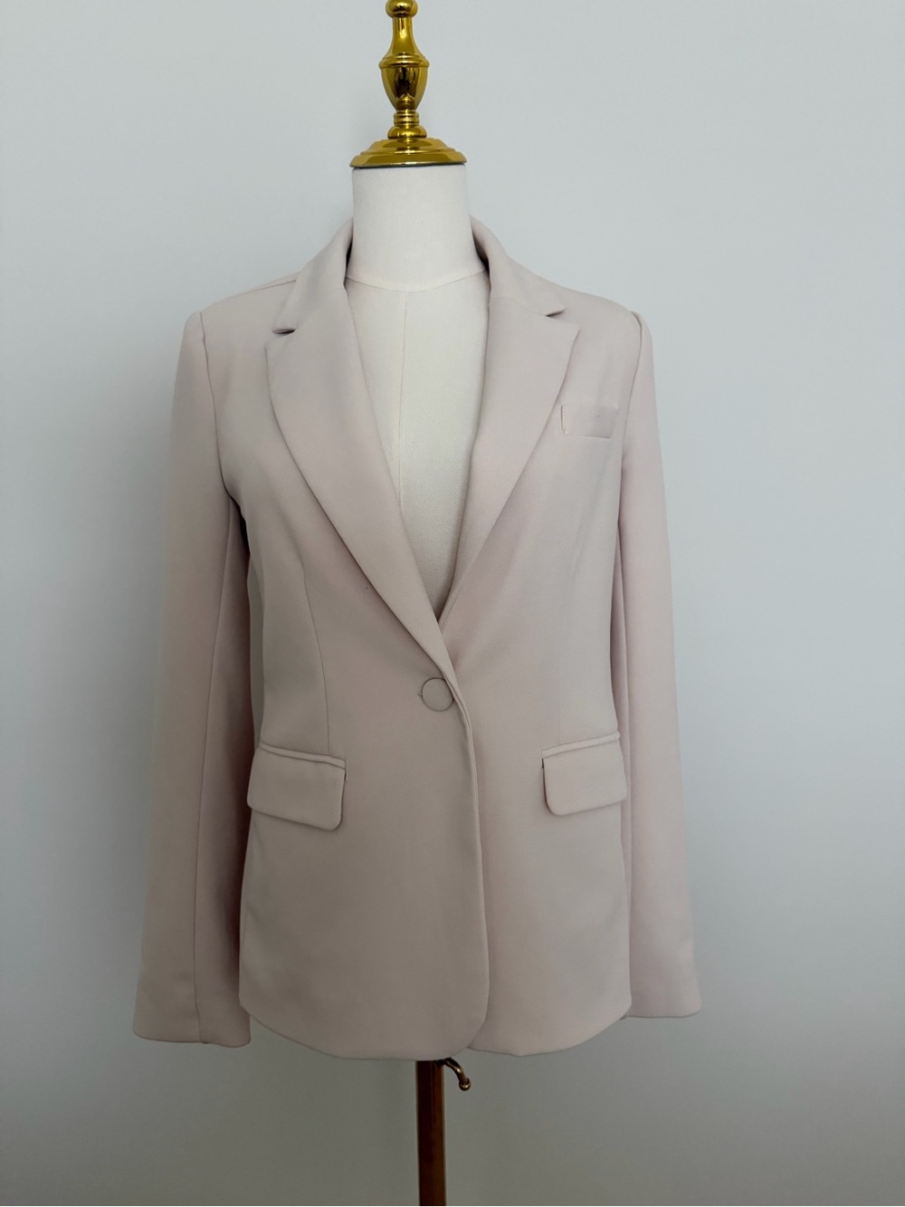 Women's Blush Single-Button Blazer
